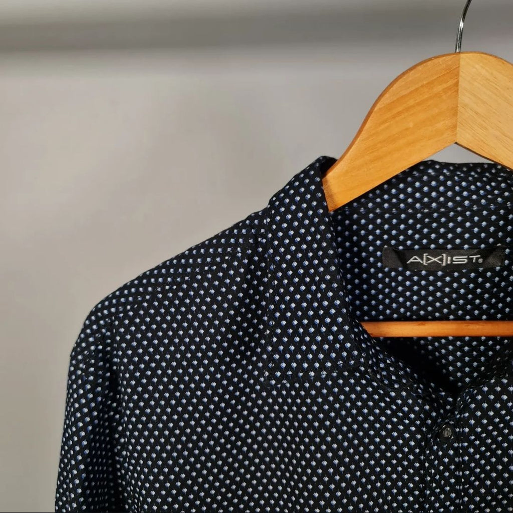 Slimfit Stretch Printed casual shirt (AXIST) - THE GREY AREA