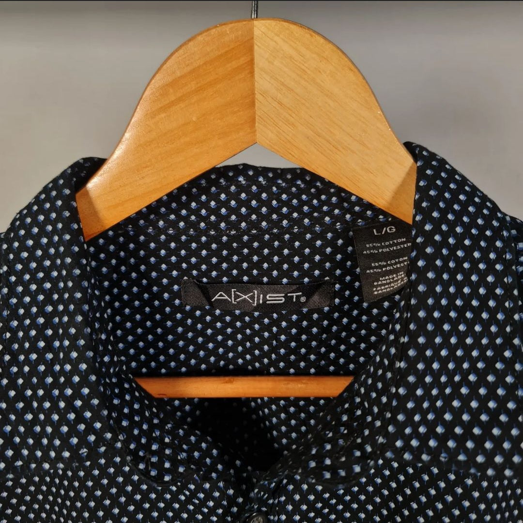 Slimfit Stretch Printed casual shirt (AXIST) - THE GREY AREA