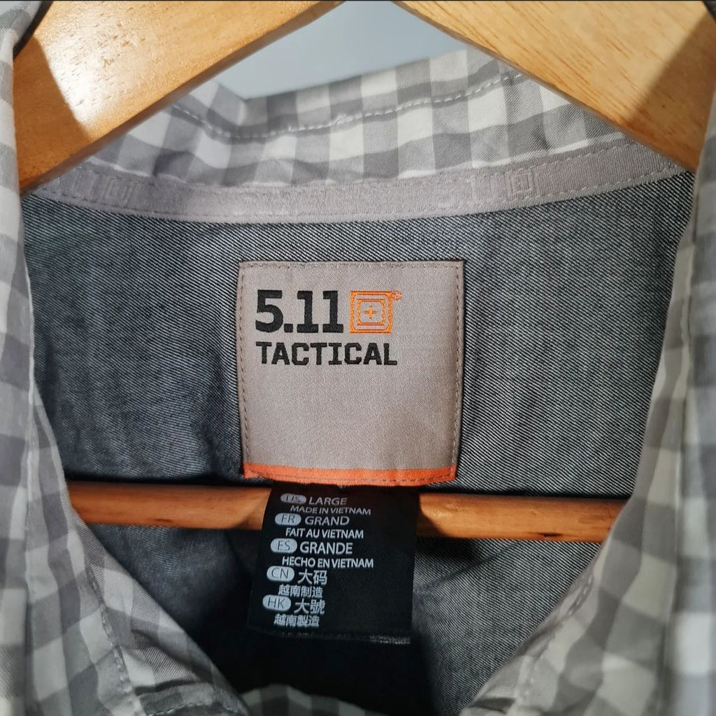 Full sleeves checkered shirt (5.11 Tactical) - THE GREY AREA