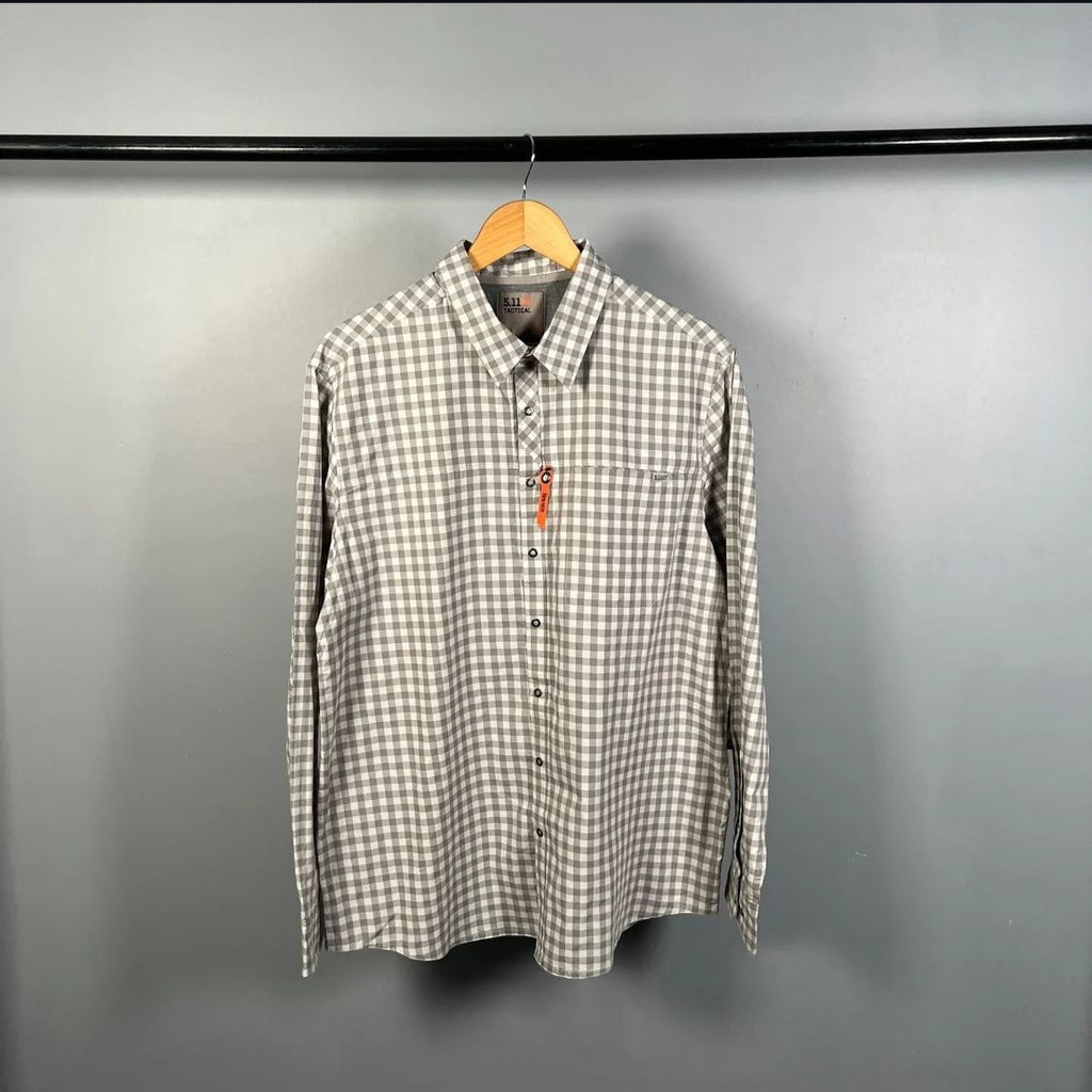 Full sleeves checkered shirt (5.11 Tactical) - THE GREY AREA