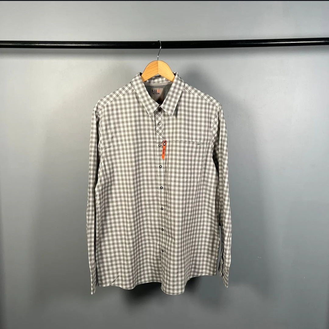 Full sleeves checkered shirt (5.11 Tactical) - THE GREY AREA