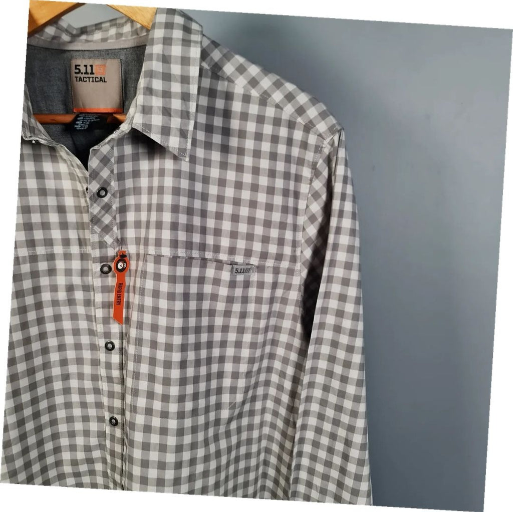 Full sleeves checkered shirt (5.11 Tactical) - THE GREY AREA
