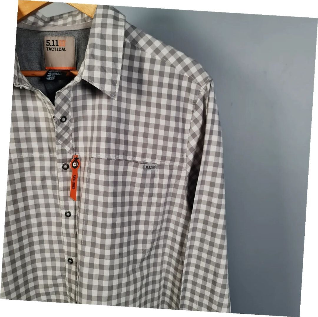 Full sleeves checkered shirt (5.11 Tactical) - THE GREY AREA