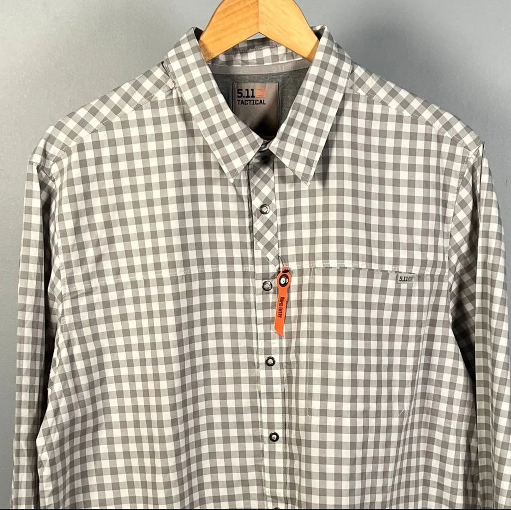 Full sleeves checkered shirt (5.11 Tactical) - THE GREY AREA
