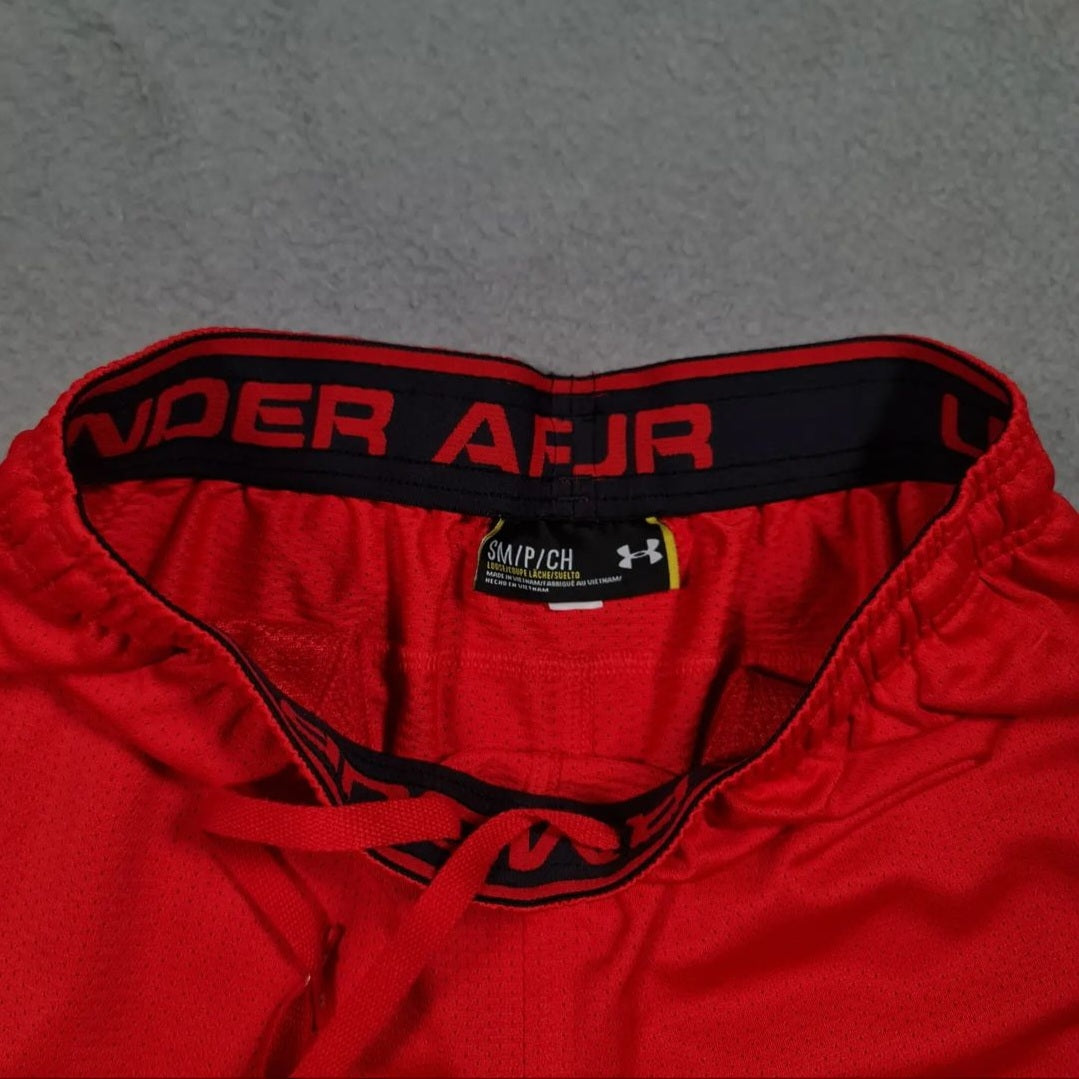 Red Sports Shorts (UnderArmour) - THE GREY AREA