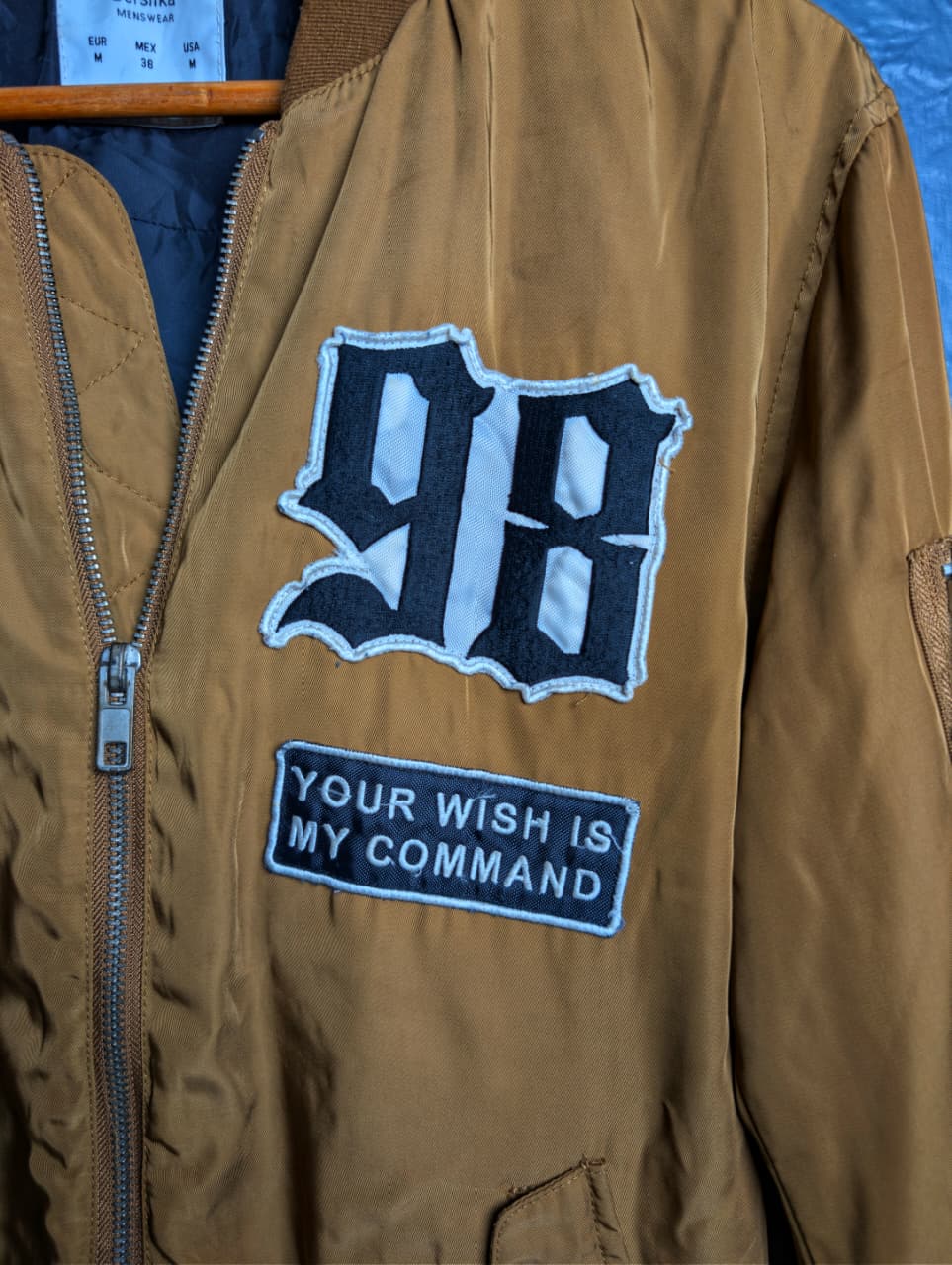 Men's Bershka MA-1 Bomber Jacket