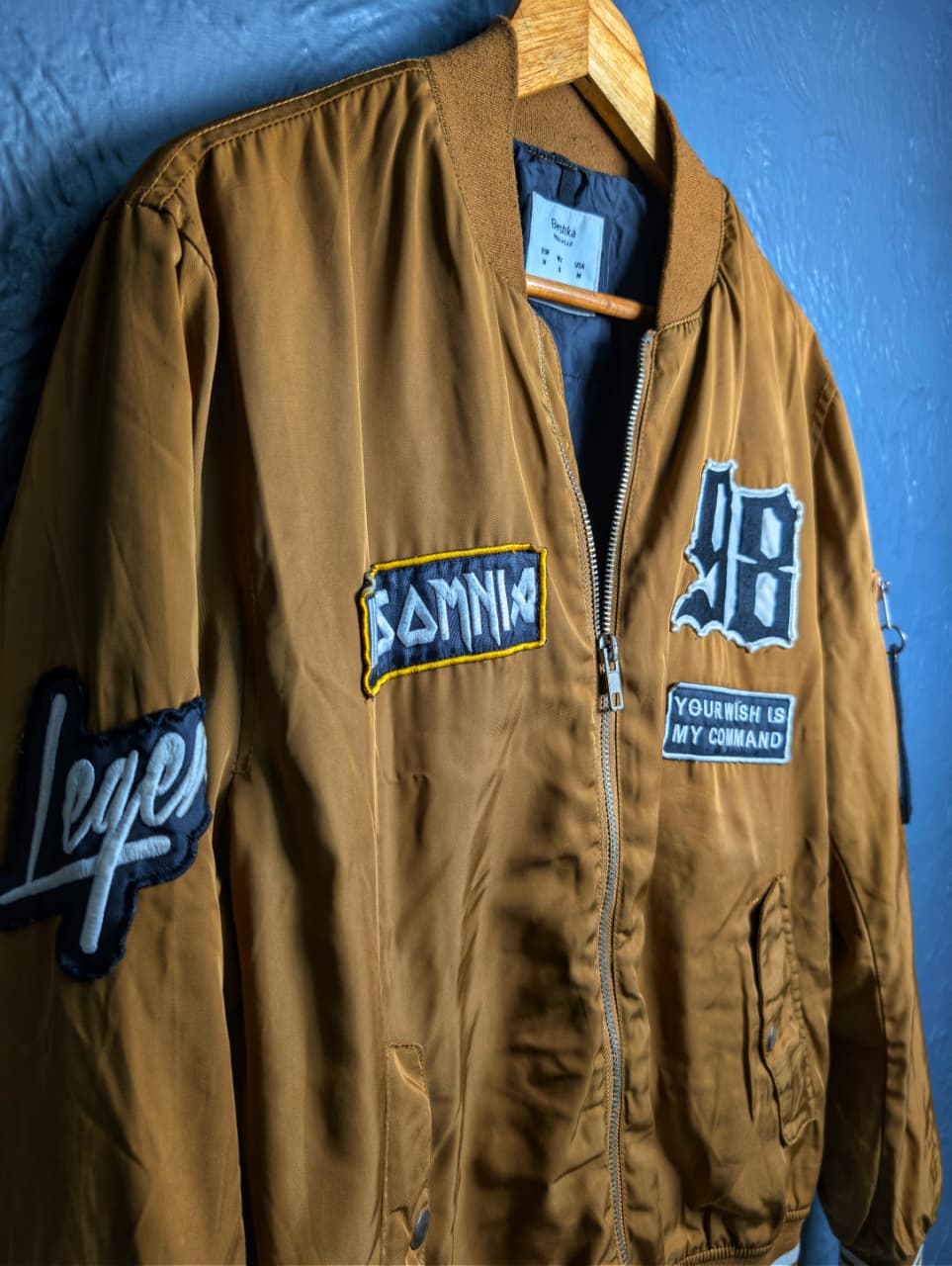 Men's Bershka MA-1 Bomber Jacket