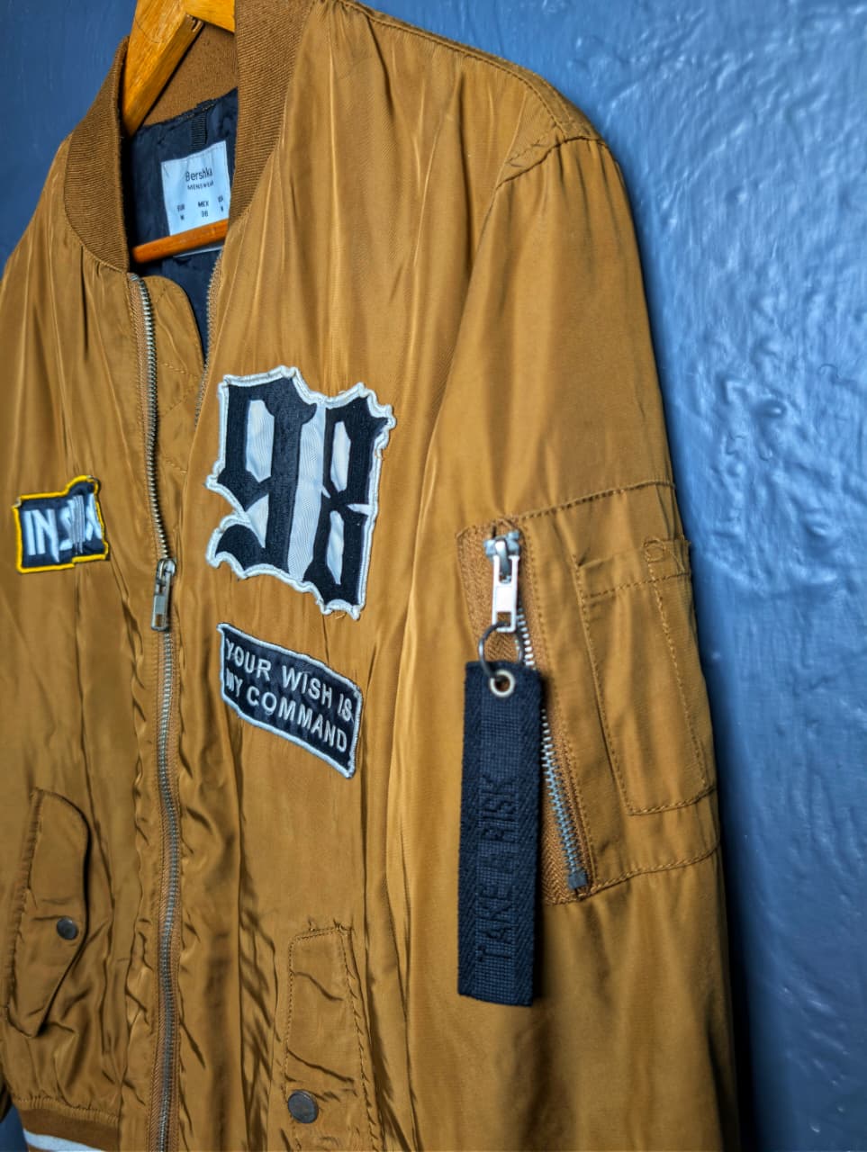 Men's Bershka MA-1 Bomber Jacket