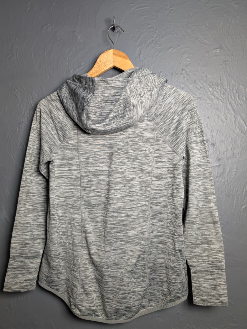 Women's cowl-neck pullover sweatshirt with hoodie by CK