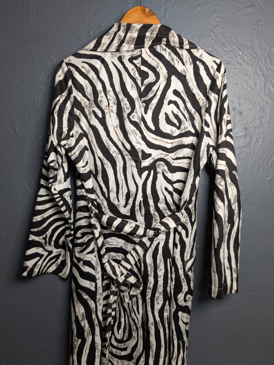 Women's Samuel Dong zebra print trench coat or dress