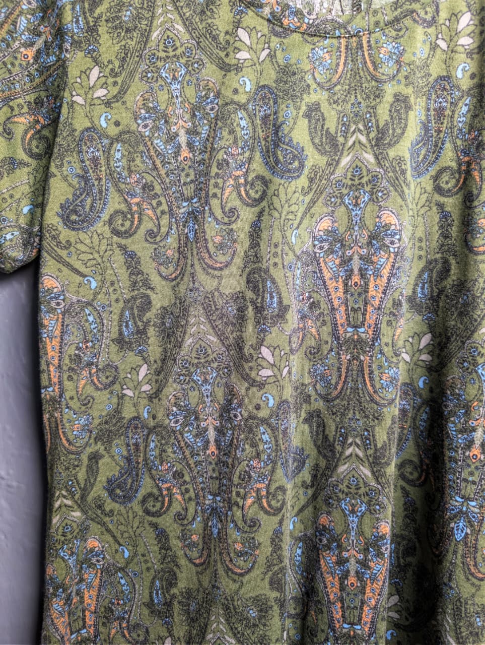 Brand New paisley print t-shirt from Faded Glory.