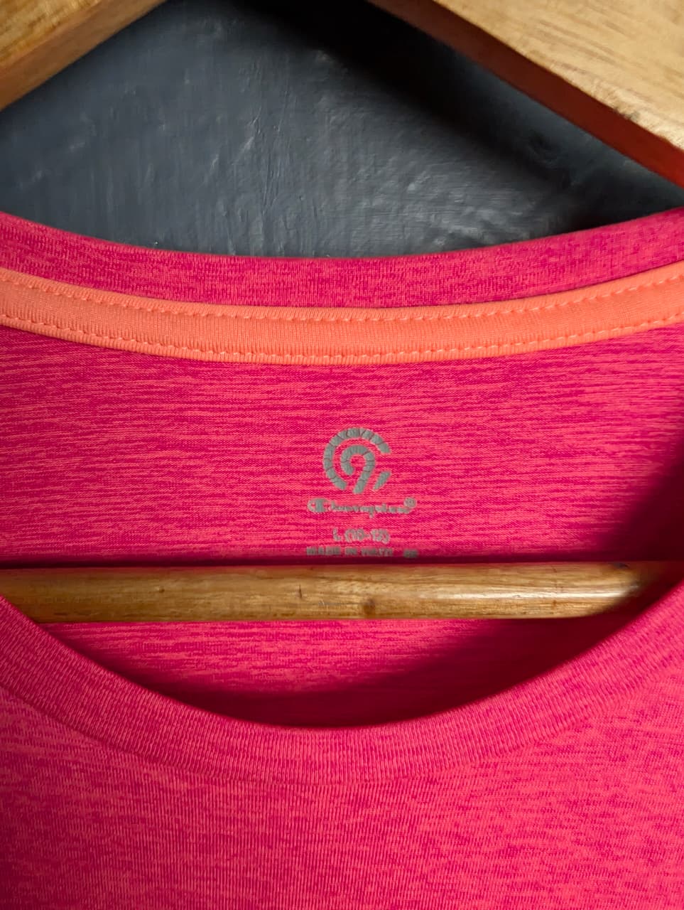 Women's Fuchsia Pink activewear tshirt by Champions C9