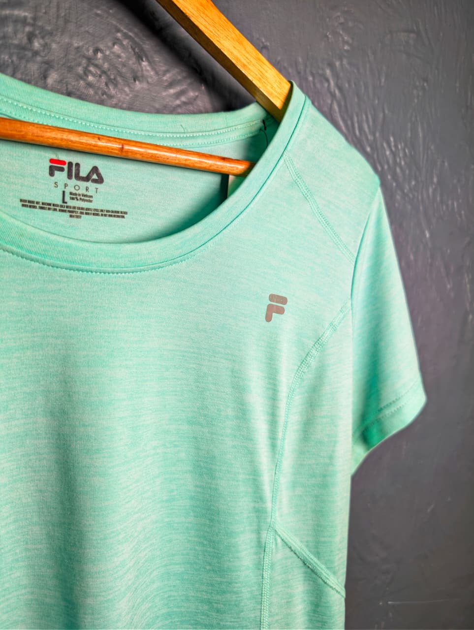 FILA SPORT Tru Dry mint green Short Sleeve Tee