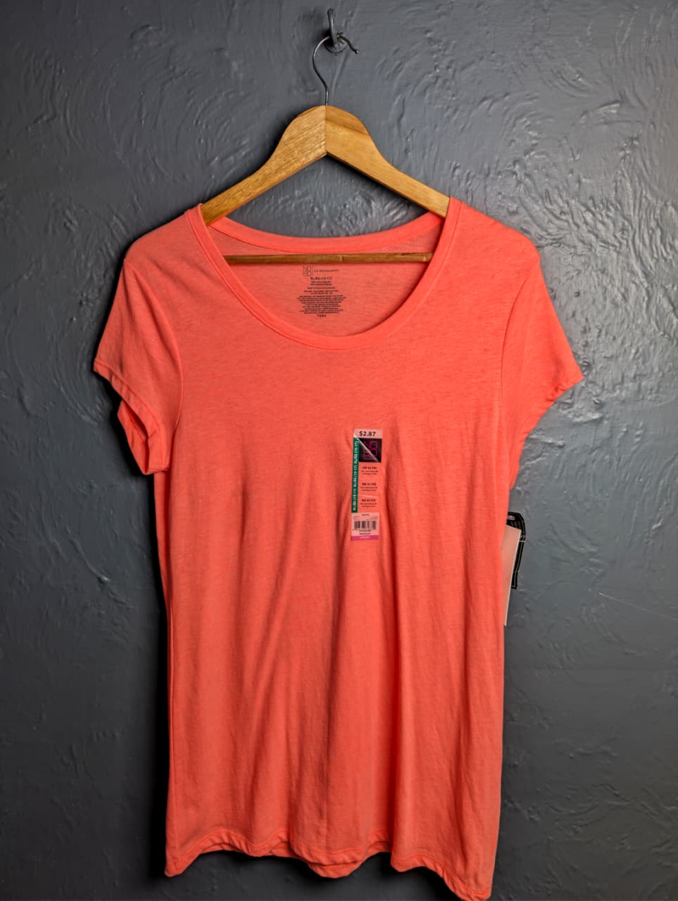 Brand New No Boundaries short-sleeve coral orange t-shirt