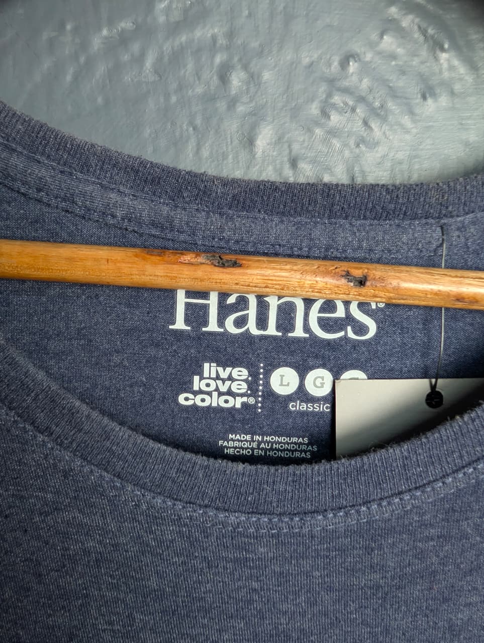 Hanes long-sleeve crewneck t-shirt