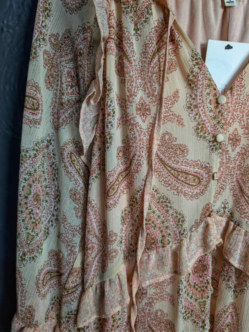 Blu Pepper paisley ruffle dress