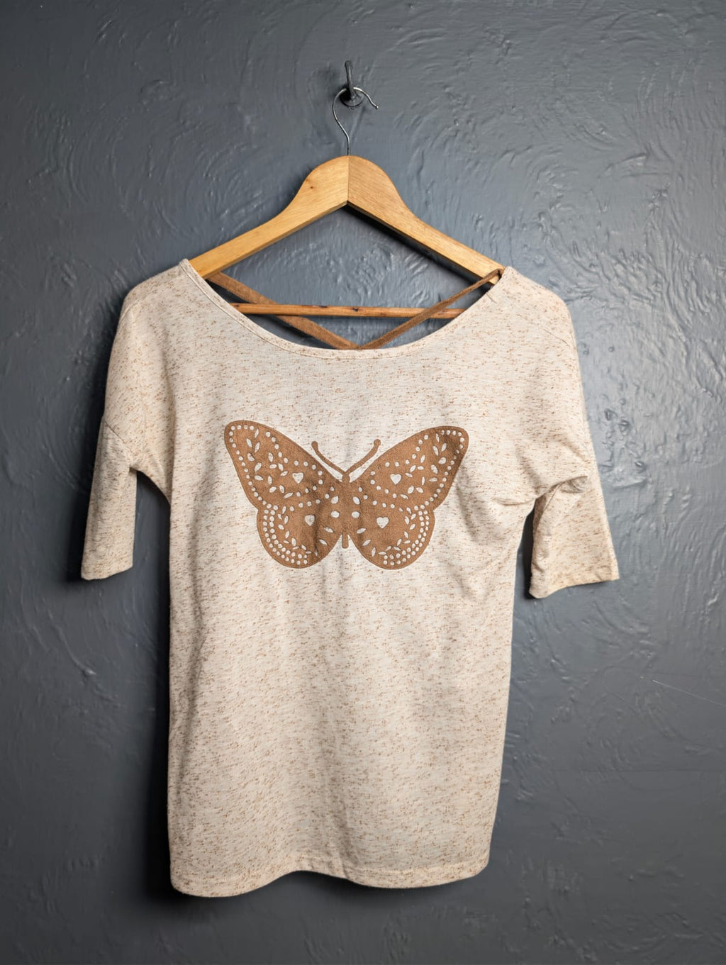 Casual top from Ole by Koton in butterfly-themed graphic