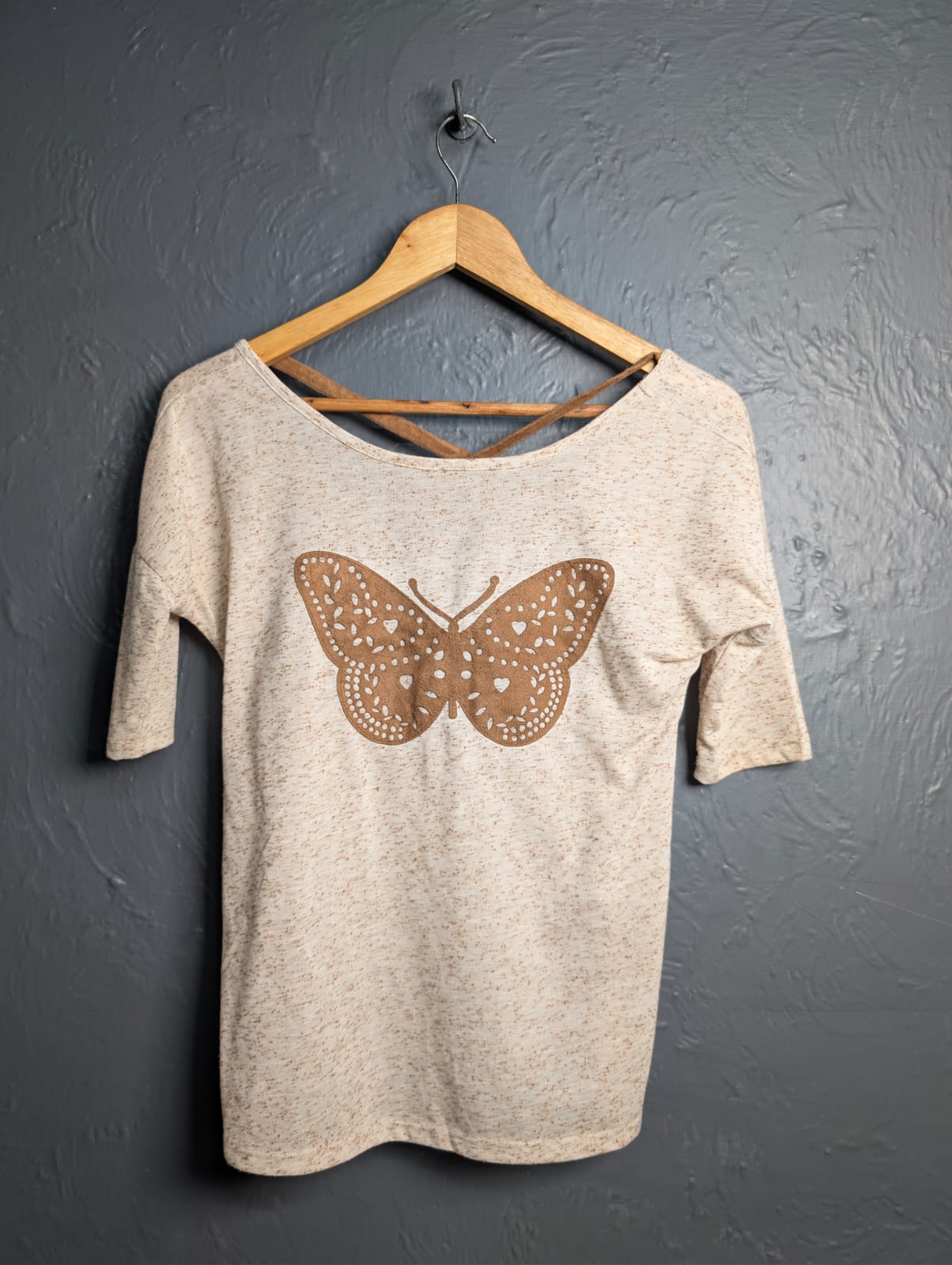 Casual top from Ole by Koton in butterfly-themed graphic
