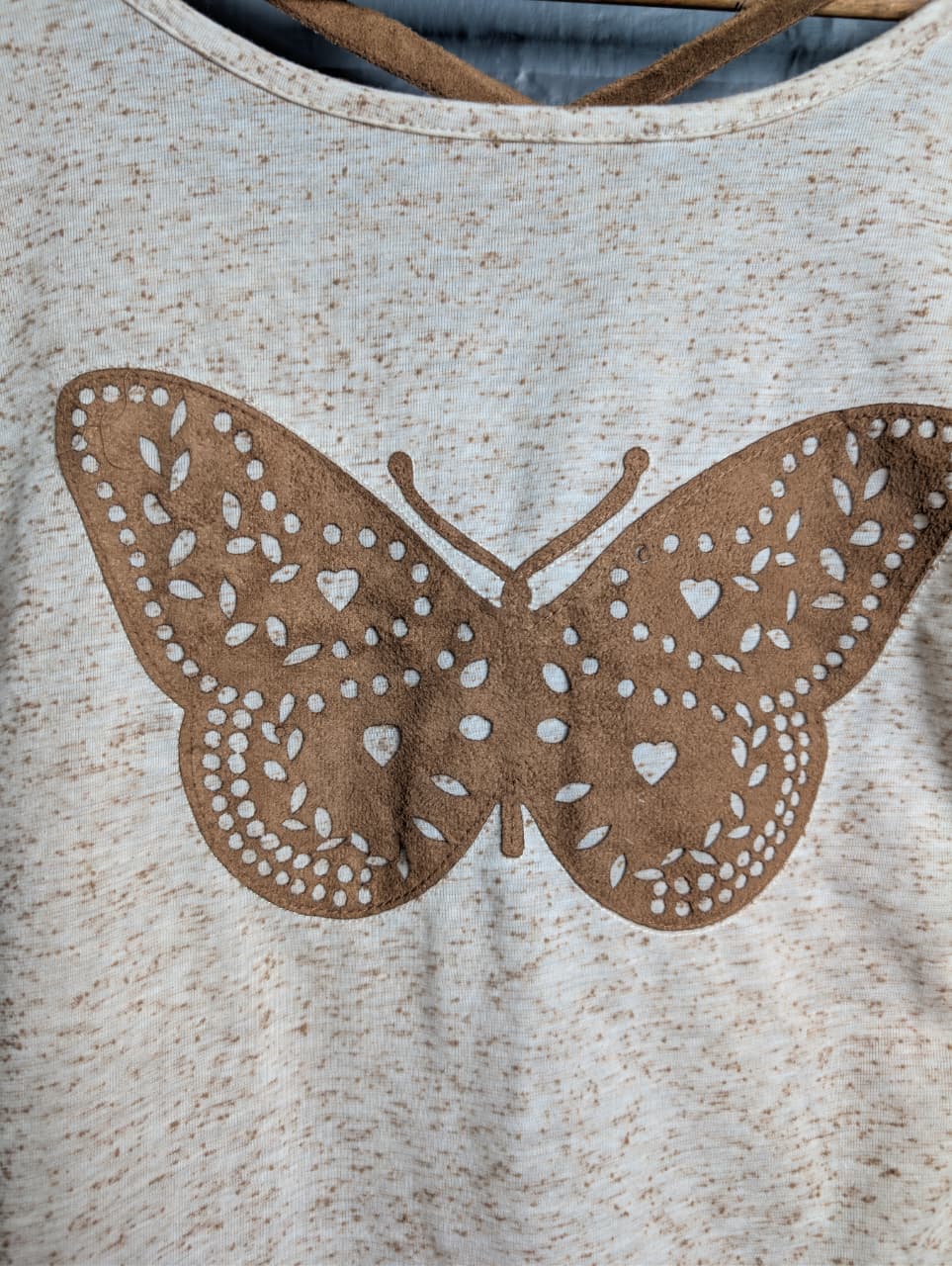 Casual top from Ole by Koton in butterfly-themed graphic