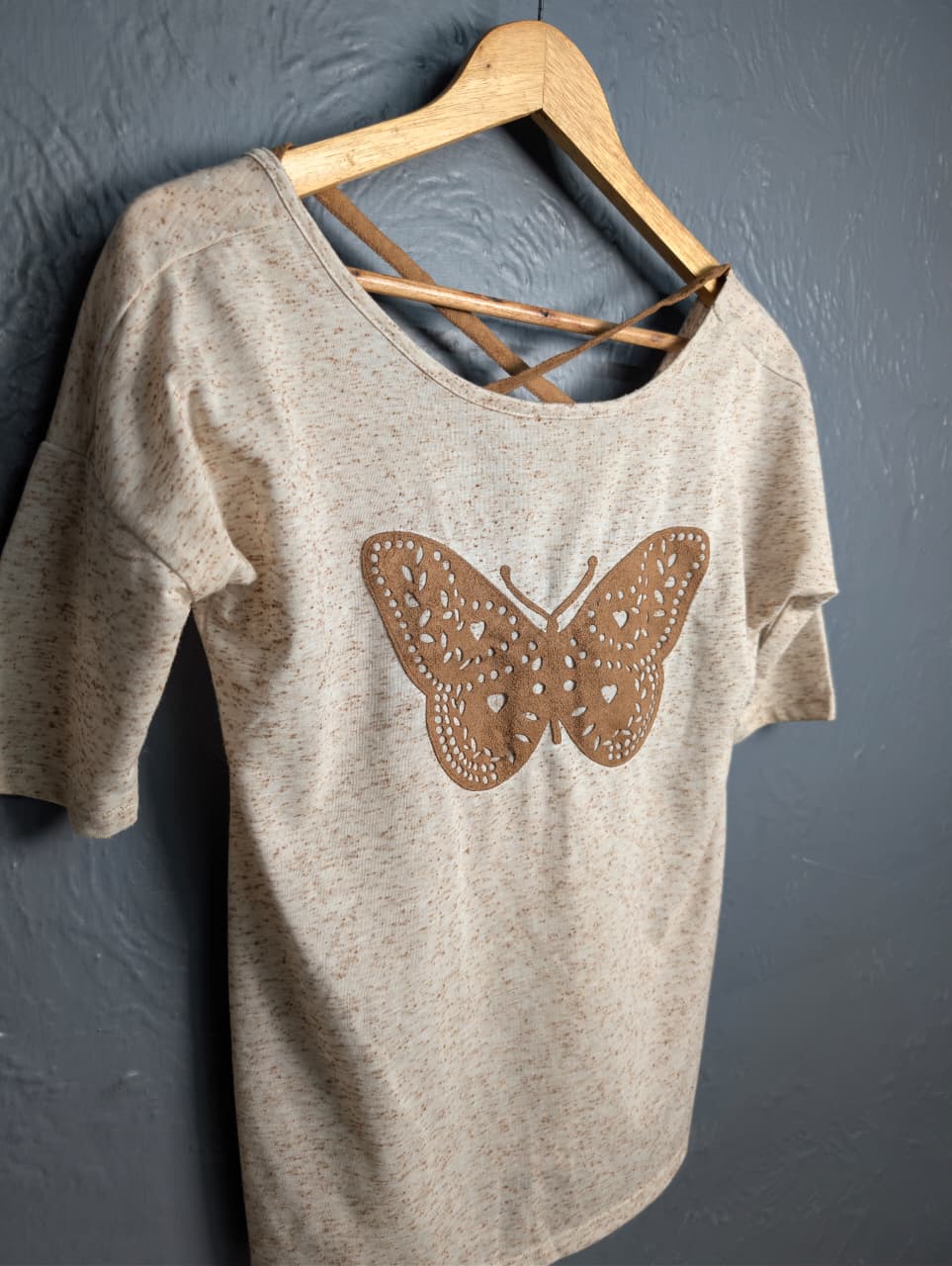 Casual top from Ole by Koton in butterfly-themed graphic