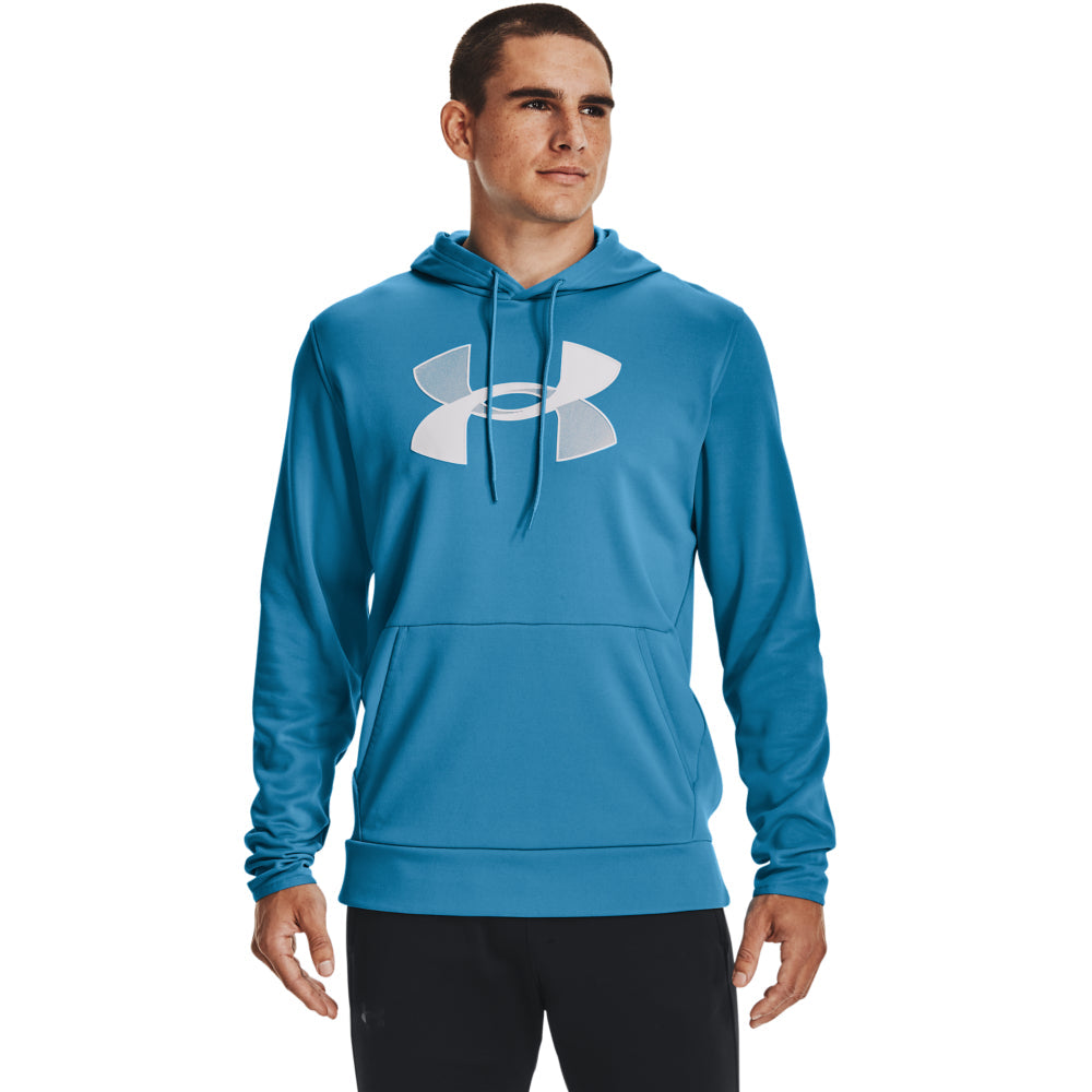Under Armour Over-sized loose fit Big Logo Hoodie - Radar Blue Halo Gray.